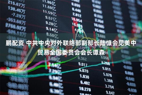 鹏配资 中共中央对外联络部副部长陆慷会见美中贸易全国委员会会长谭森